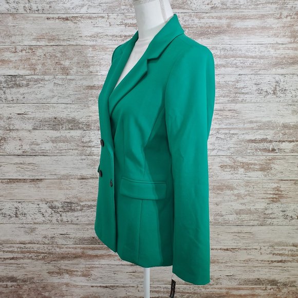 HALOGEN Green Ultra Double Breasted Blazer S - Picture 6 of 12